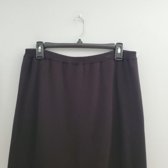 Richard & Company Black Vintage Long Knit Skirt Size XL - Picture 3 of 9